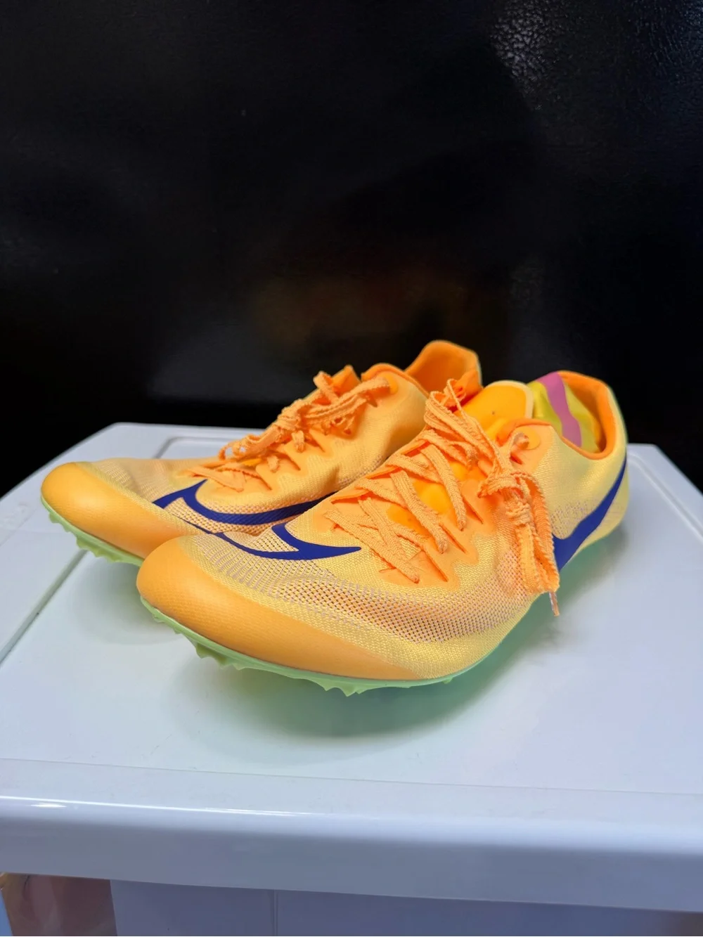 Nike Zoom Ja Fly 4 Track Spikes Citron Pulse DR2741-800 Men’s Size 10.5 Sprint